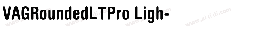 VAGRoundedLTPro Ligh字体转换